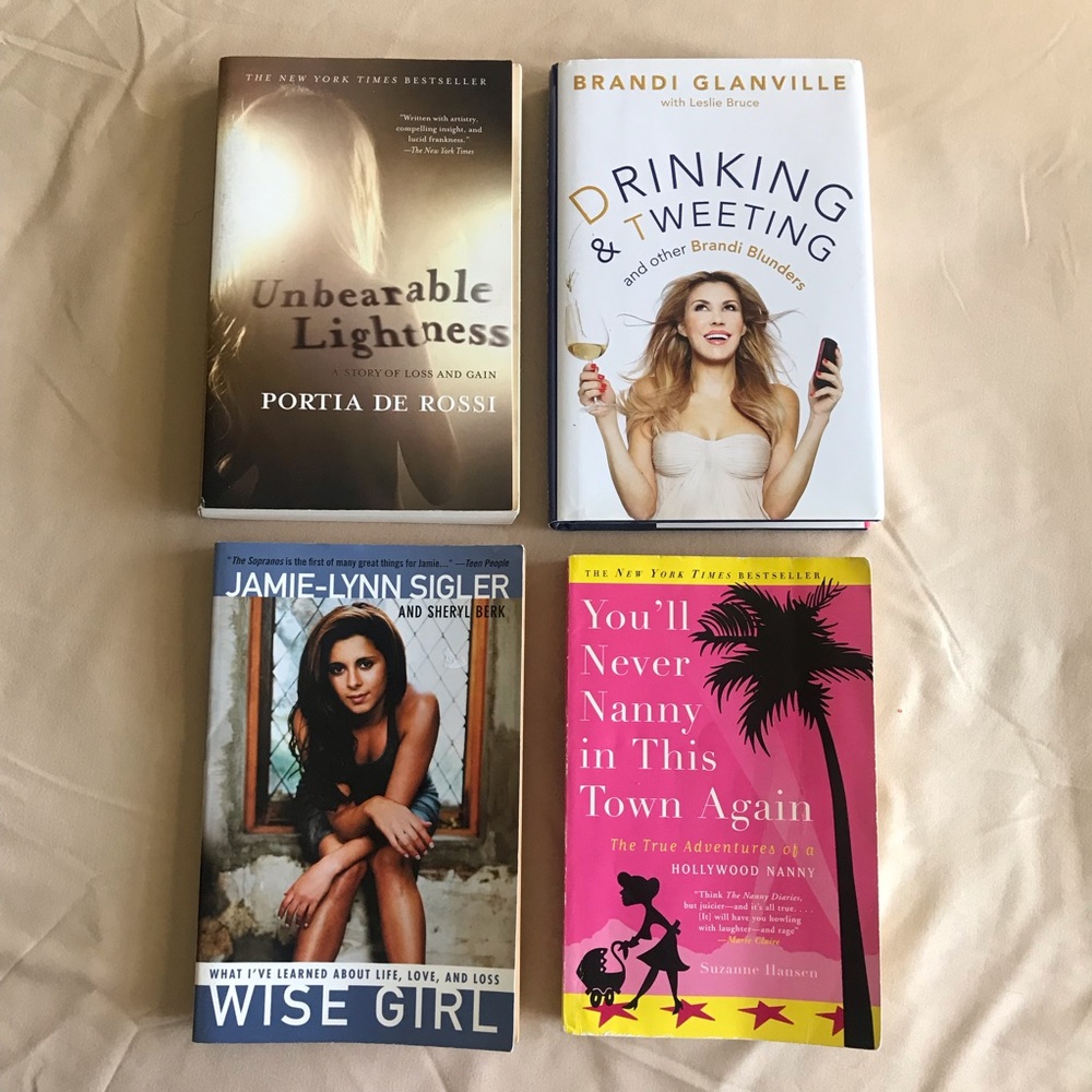 Celebrity autobiography bundle!